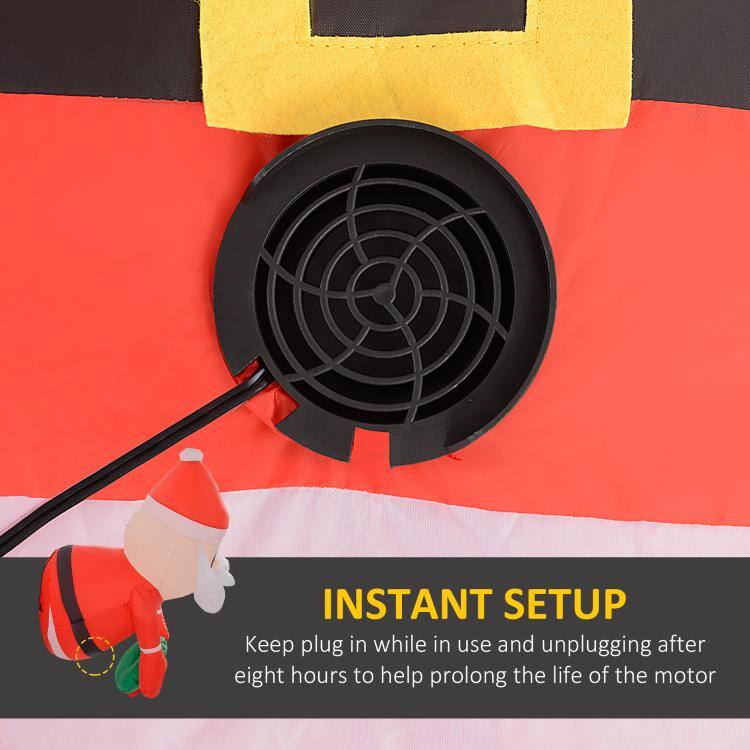 INSTANT SETUP  
Keep plug in while in use and unplugging after eight hours to help prolong the life of the motor