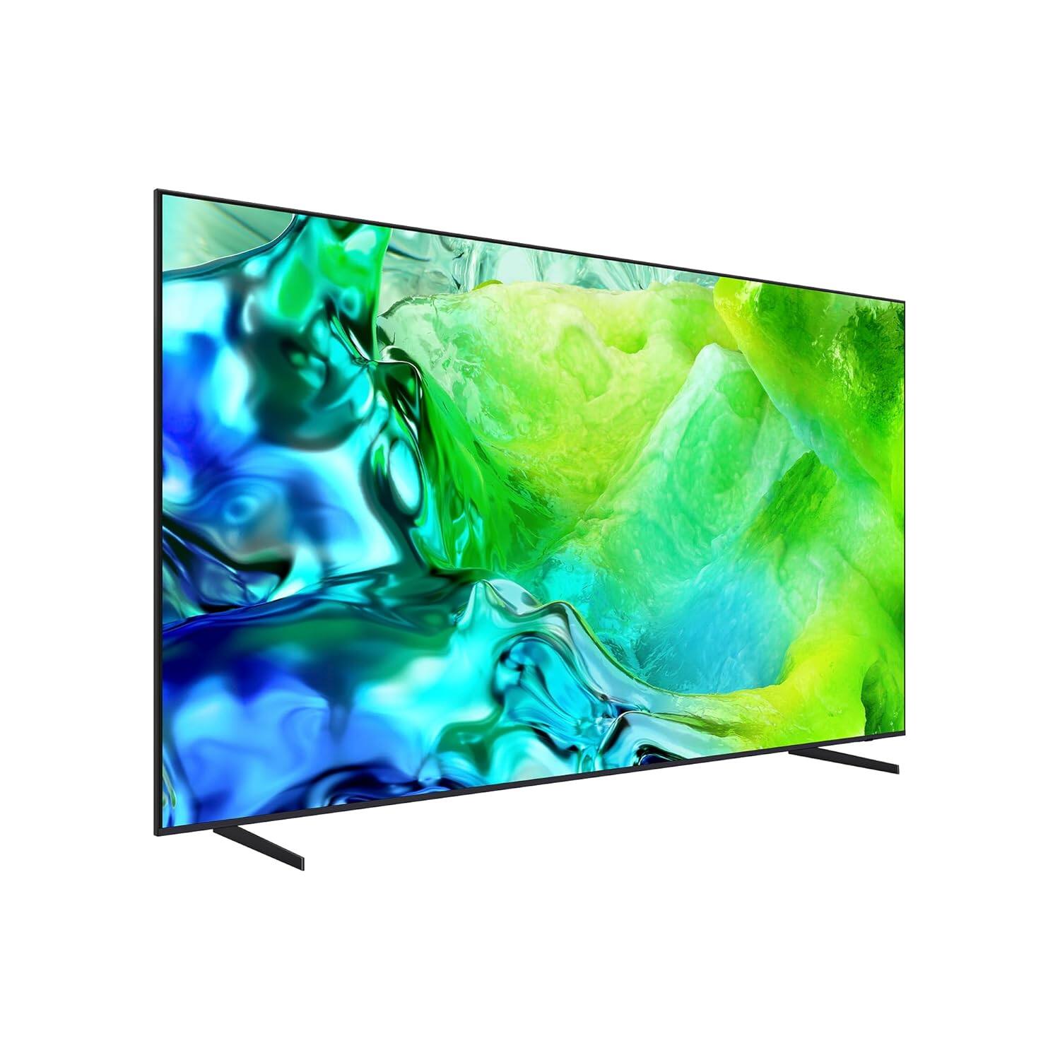 Left. Samsung - Samsung QN100QN80HFXZA 100 Inch Neo QLED 4K TV with 6 Year Amber Protection Plan (2026) - Titan Black.