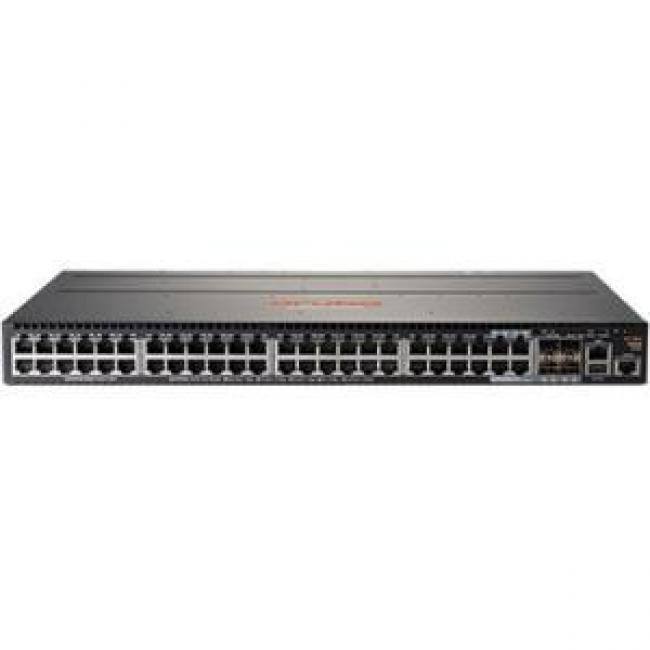 Front. HP - HPE 2930M 40G 8 HPE Smart Rate PoE+ 1-Slot Switch - 48 Ports - Manageable - 3 Layer Supported - Modular - 4 SFP Slots - Unknown.