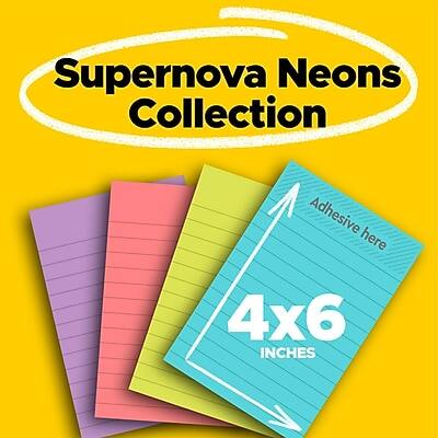 Supernova Neons Collection  
Adhesive here  
4x6 INCHES