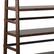 Alt View 14. Simpli Home - Acadian Wide Ladder Shelf Bookcase - Brunette Brown.