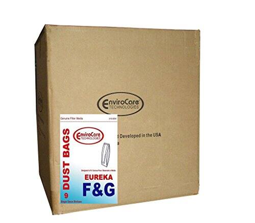 EnviroCare TECHNOLOGIES  
Genaine FON  
EnviroCore 1  
Developed in the USA  
TECHNOLOGIES  
BAGS  
DUST  
EUREKA  
9  
Boga  
F&G
