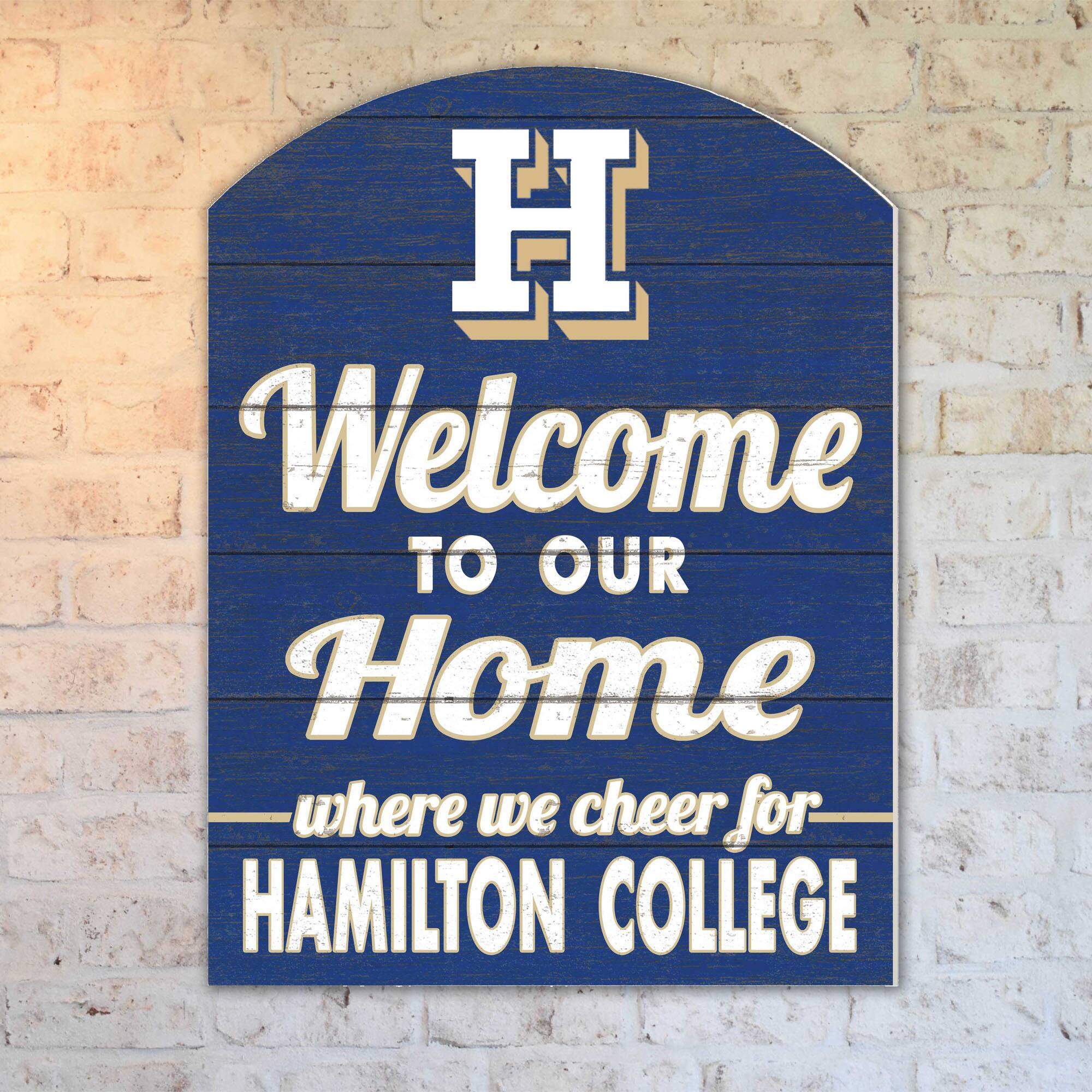 H  
Welcome to our Home  
where we cheer for  
HAMILTON COLLEGE