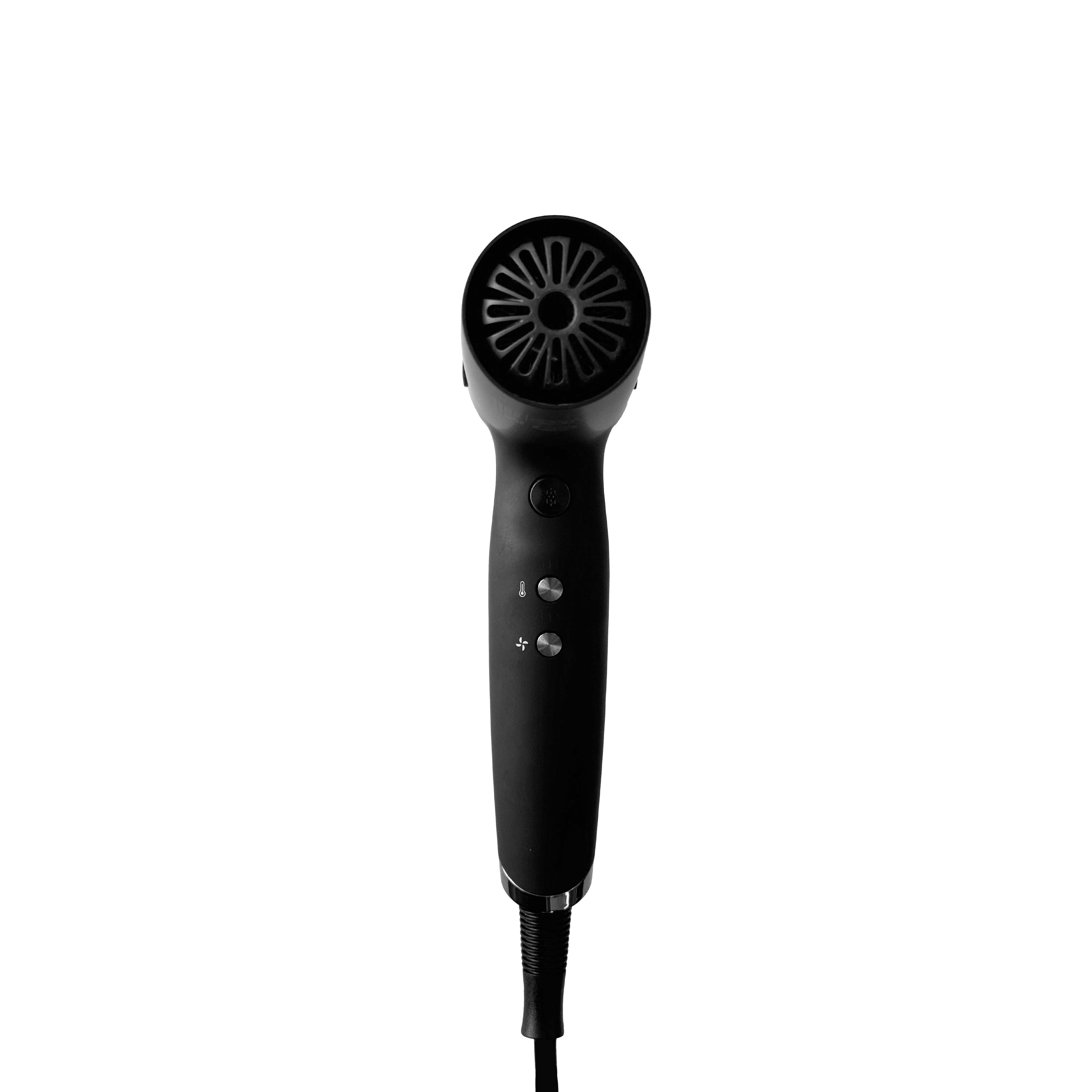 Angle. FHI Heat - Innovator Pro Power Speed Hair Dryer with Diffuser, Ionic Technology, Quick-Dry Blow Dryer, Cool Button, Quiet Operation - Black.
