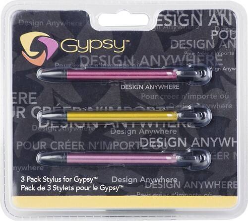 Front Standard. Gypsy - Stylus 2 (3-Pack) - Red/Pink/Gold.