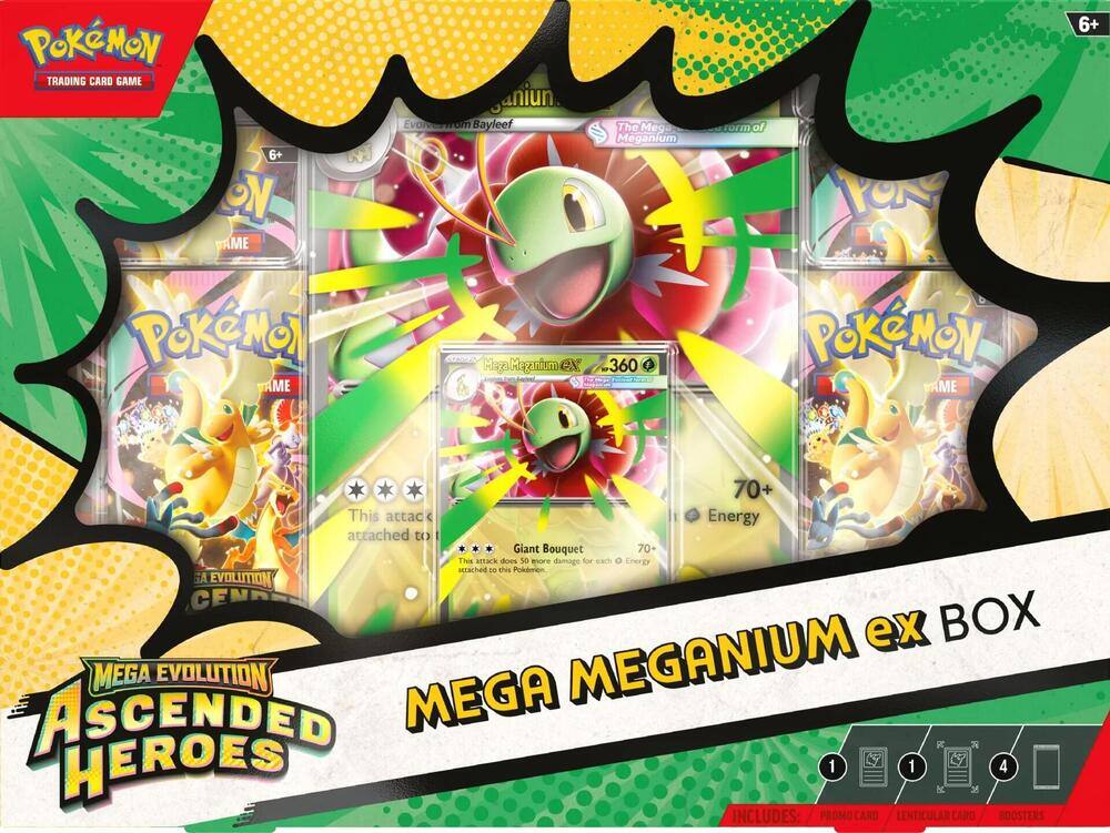 POKEMON TRADING CARD GAME 6+ No TAME Pokemon AME

niun EVOIVE mom Bayleef SINGER Mega Meganium ex

The Mega Meganium 360

form of YONG PoKMoN TAME

6+

70+ This attack does 70+ damage for each Energy attached to Giant Bouquet 70+ This attack does so more damage for each Energy attached to Giant Bouquet

70+ This attack does so more damage for each Energy attached to Giant Bouquet

70+ This attack does so more damage for each Energy attached to Giant Bouquet

70+ This attack does so more damage for each Energy attached to Giant Bouquet

70+ This attack does so more damage for each Energy attached to Giant Bouquet

70+ This attack does so more damage for each Energy attached to Giant Bouquet

70+ This attack does so more damage for each Energy attached to Giant Bouquet

70+ This attack does so more damage for each Energy attached to Giant Bouquet

70+ This attack does so more damage for each Energy attached to Giant Bouquet

70+ This attack does so more damage for each Energy attached to Giant Bouquet

7