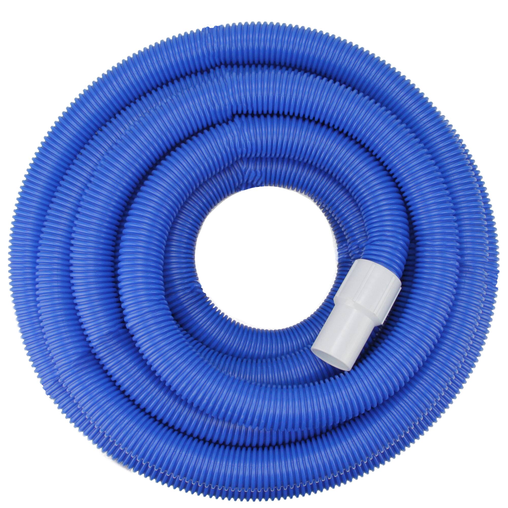 Front. Pool Central - 36' Blow Molded Swimming Pool Vacuum Hose - Blue.