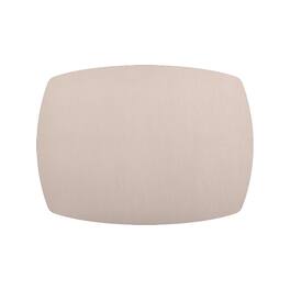 Frieling - Davanti by Mattola Placemats Set of 6, Rectangle Plus - Silk Gray