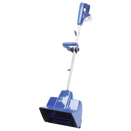 Front. Snow Joe - Snow Joe 2 Pack 24 Volt Cordless Snow Shovel Kit for Driveway Snow Removal, Blue - Blue.