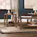 Alt View Zoom 12. Walker Edison - 3-Piece Rustic Wood and Metal Accent Table Set - Rustic Oak/Black.