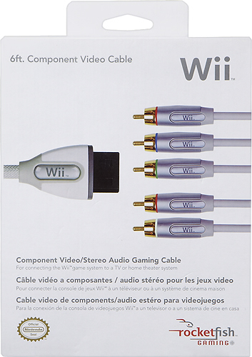 værktøj anden Kommandør Best Buy: Rocketfish™ 6' Component Cable for Nintendo Wii Multi ND-GWII1122
