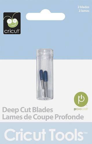 Front Standard. Cricut - Deep-Cut Blades.