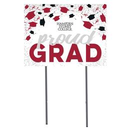 Jardine - Hampden-Sydney College Tigers 18" x 24" Proud Grad Yard Sign - White