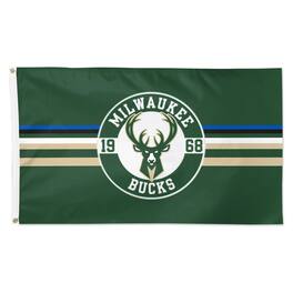 WinCraft - Milwaukee Bucks 3' x 5' Applique Flag - Multicolor