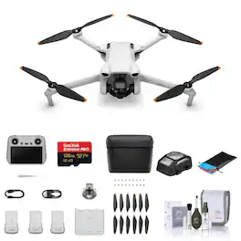 Bundle - DJI - MINI 3FLY MORE COMBO W/RC CNTRL ESS