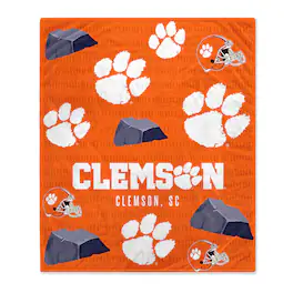 Pegasus - Clemson Tigers 60'' x 70'' Hometown Logo Fleece Blanket - Multicolor