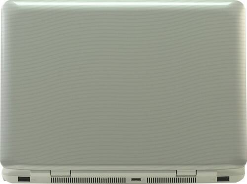 Front Standard. BlueGear - Netbook / Intel® Atom™ Processor / 10.1" Display / 1GB Memory / 120GB Hard Drive - Silver/White.