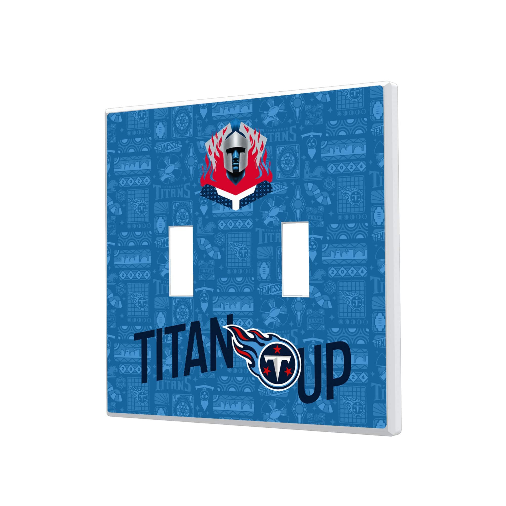 Keyscaper - Tennessee Titans 2024 Illustrated Limited Edition Double Toggle Light Switch Plate - White price history on PriceWatchPro