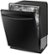 Left Zoom. Samsung - 24" Built-In Dishwasher with Stainless Steel Tub - Black.