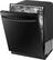 Left. Samsung - 24" Built-In Dishwasher with Stainless Steel Tub - Black.