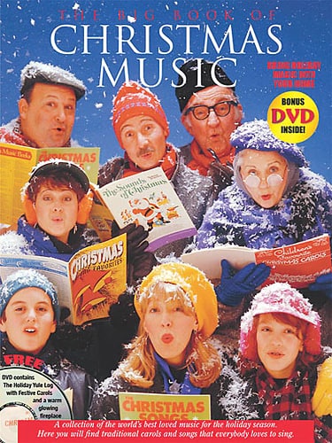 Front. Hal Leonard - Various Composers: Big Book of Christmas Music With Yule Log DVD - Multi.