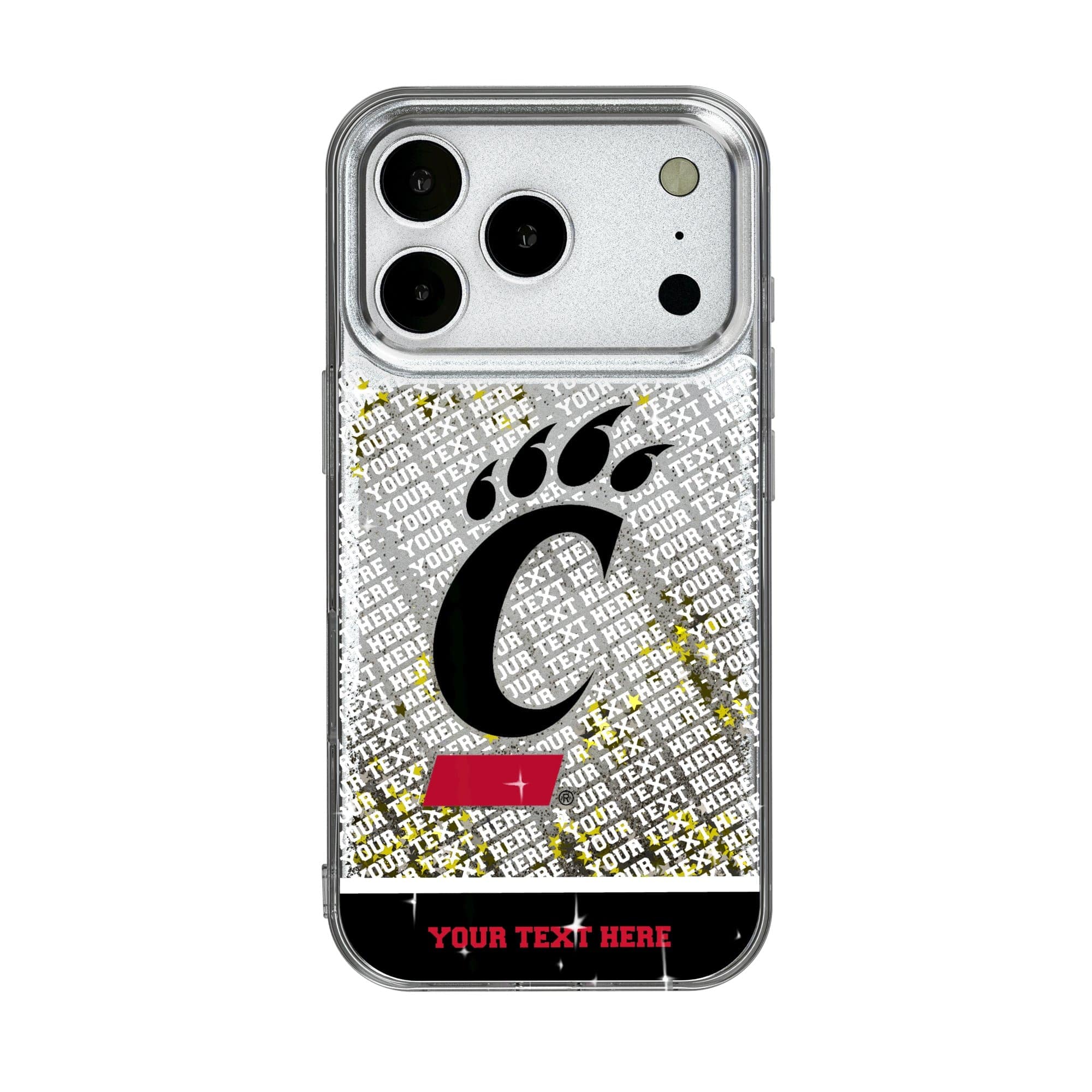 Keyscaper - NCAA - Cincinnati Bearcats iPhone Endzone Personalized Glitter Case - 12 Pro Max - Multicolor price history on PriceWatchPro