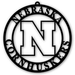 Fan Creations - Nebraska Huskers 16'' Team Logo Cutout - Black