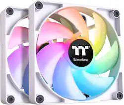 Thermaltake - CT120 ARGB Sync PC Cooling Fan (2-Pack) - White - Front_Zoom
