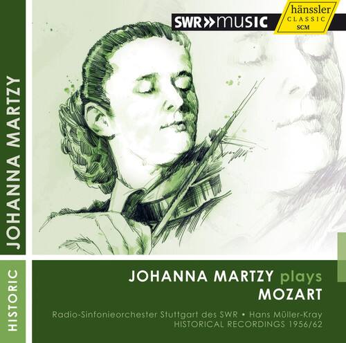 JOHANNA MARTZY

JOHANNA MARTZY plays MOZART

HISTORIC

Radio-Sinfonieorchester Stuttgart des SWR • Hans Müller-Kray
HISTORICAL RECORDINGS 1956/62

SWR MUSIC
CLASSIC

hänslers
SCM