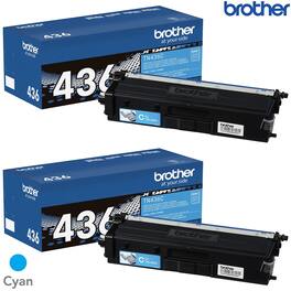 Brother - Super High-yield Toner Cartridge Cyan 2 Pack Bundle