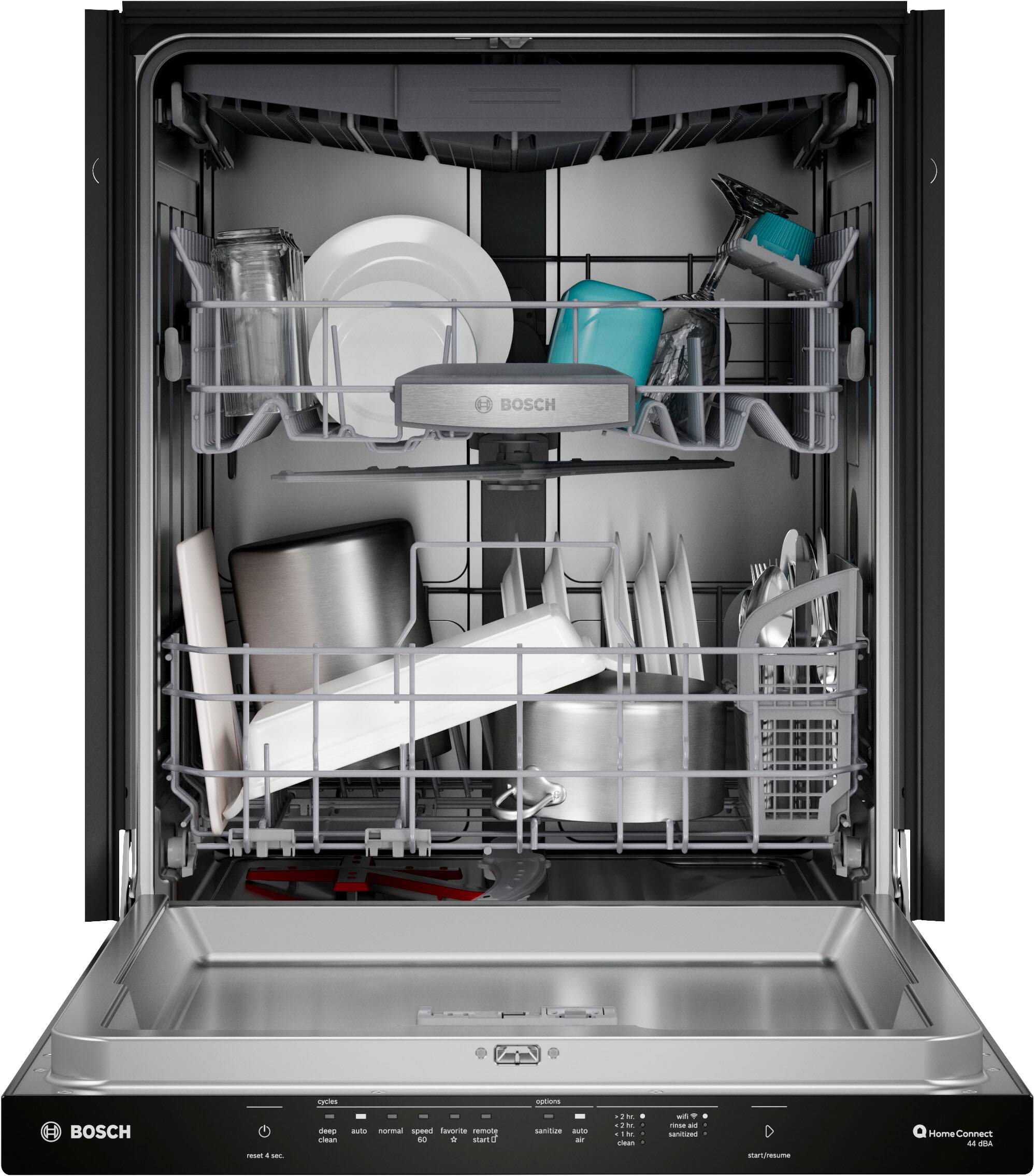 BOSCH dishwasher - BOSCH - - - dishwasher - . - . - clean - + - - seniand sanresuma Home Connect