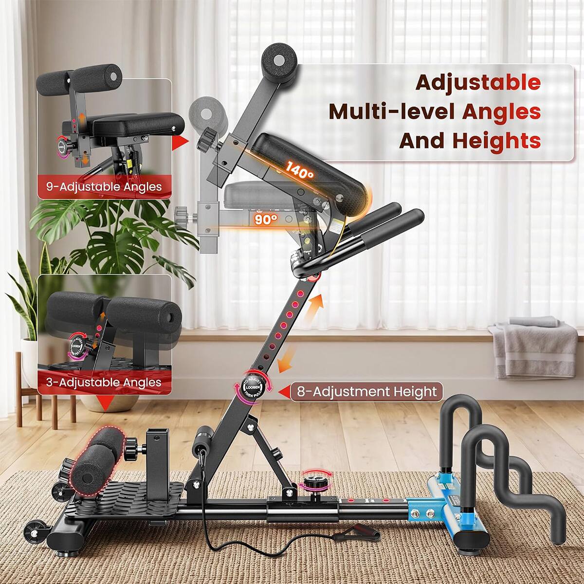 Adjustable Multi-level Angles And Heights

9-Adjustable Angles

3-Adjustable Angles

8-Adjustment Height