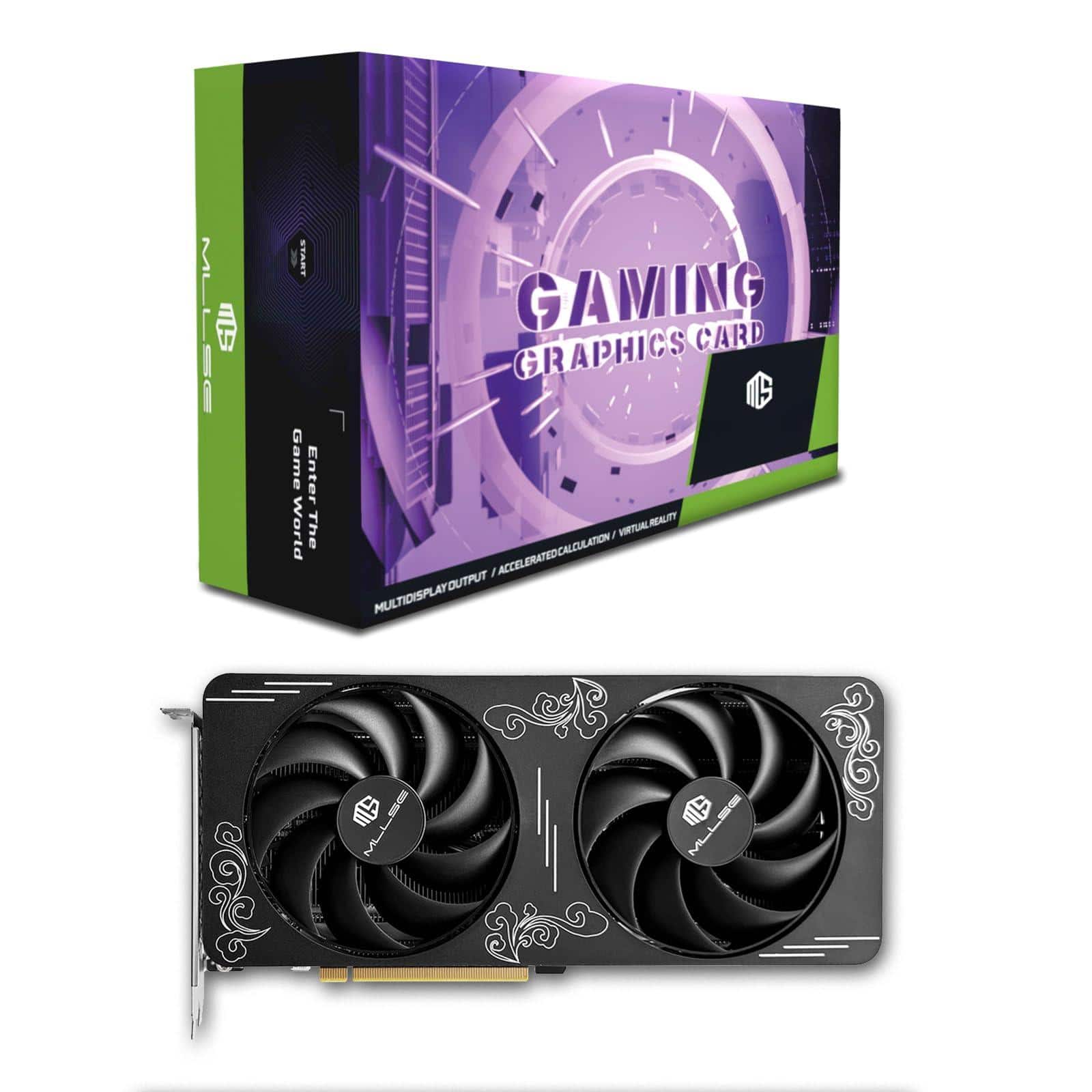 Dazzling Pops - RX 5700 XT Graphics Card Radeon RX 5700 XT GDDR6 2560SP PCI e 4.0 GPU Computer Video Card HDMI/DisplayPort*