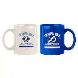 Logo Brands - Tampa Bay Lightning Two-Pack 15oz. Color Mug Set - Multicolor