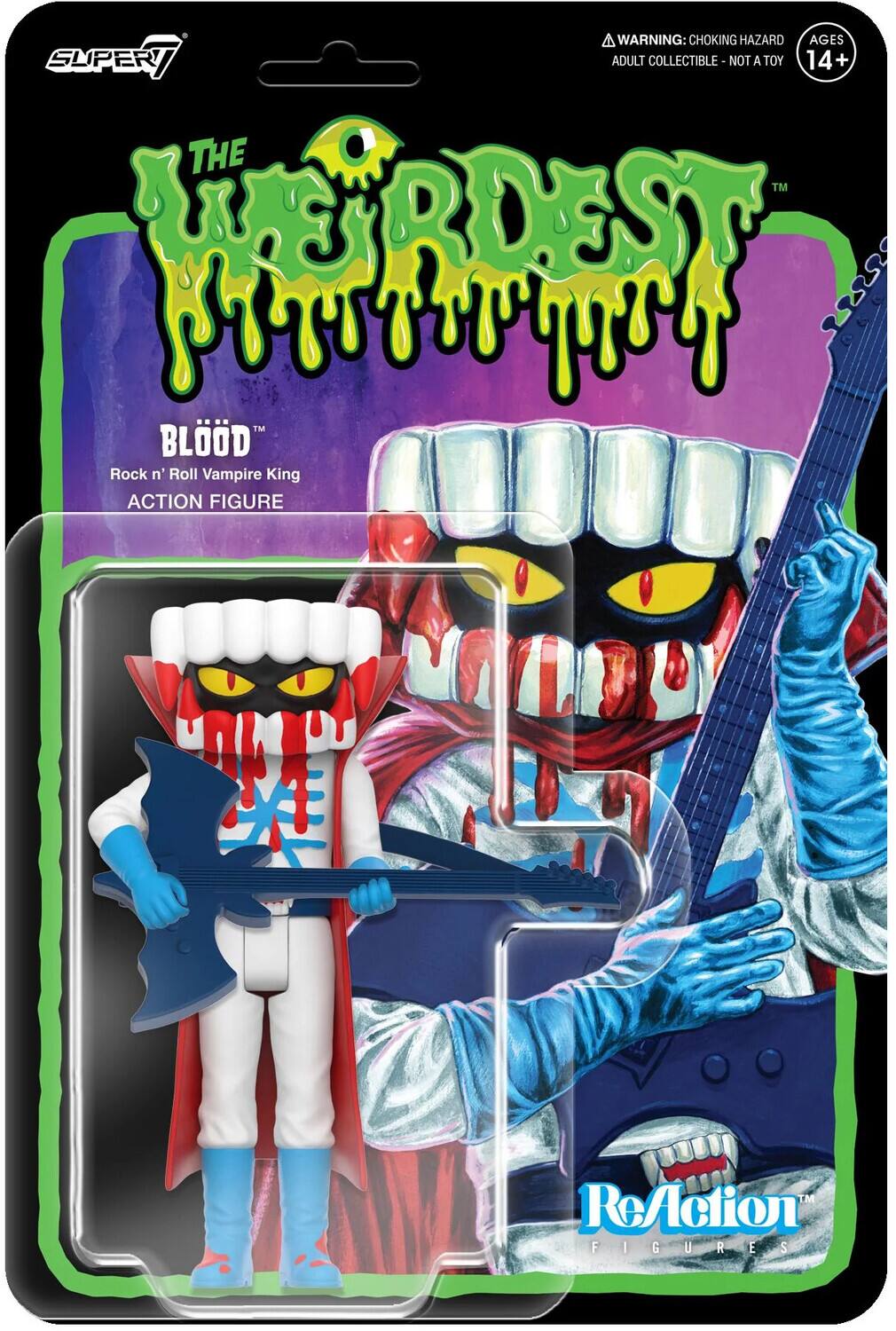 Super7 - The Weirdest - Reaction Wv5 (Rotten Rangers) - Blood - Collectibles