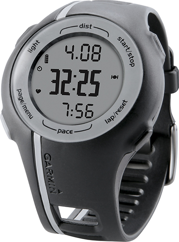 Garantizar canal cosecha Garmin Forerunner 110 GPS-Enabled Sports Watch Gray/Blue 010-00863-00 -  Best Buy
