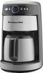 Front Standard. KitchenAid - 12-Cup Thermal Carafe Coffeemaker - Contour Silver.