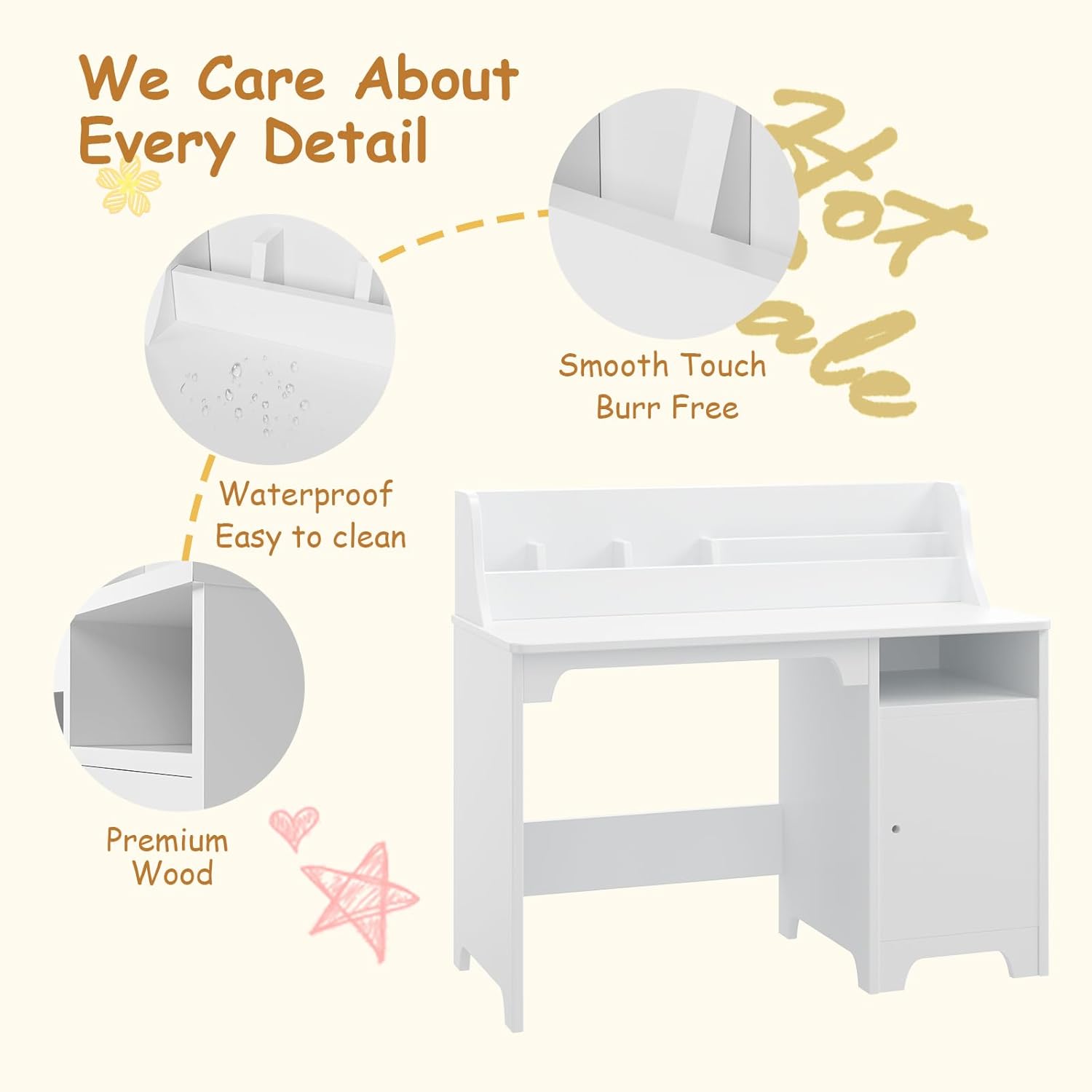 We Care About Every Detail

- Smooth Touch
- Burr Free
- Waterproof
- Easy to clean
- Premium Wood