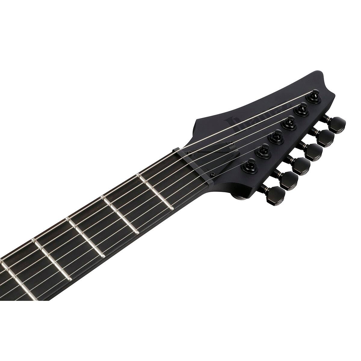 Alt View 7. Ibanez - Ibanez S Iron Label Series S721RB Electric Guitar, Black Flat.
