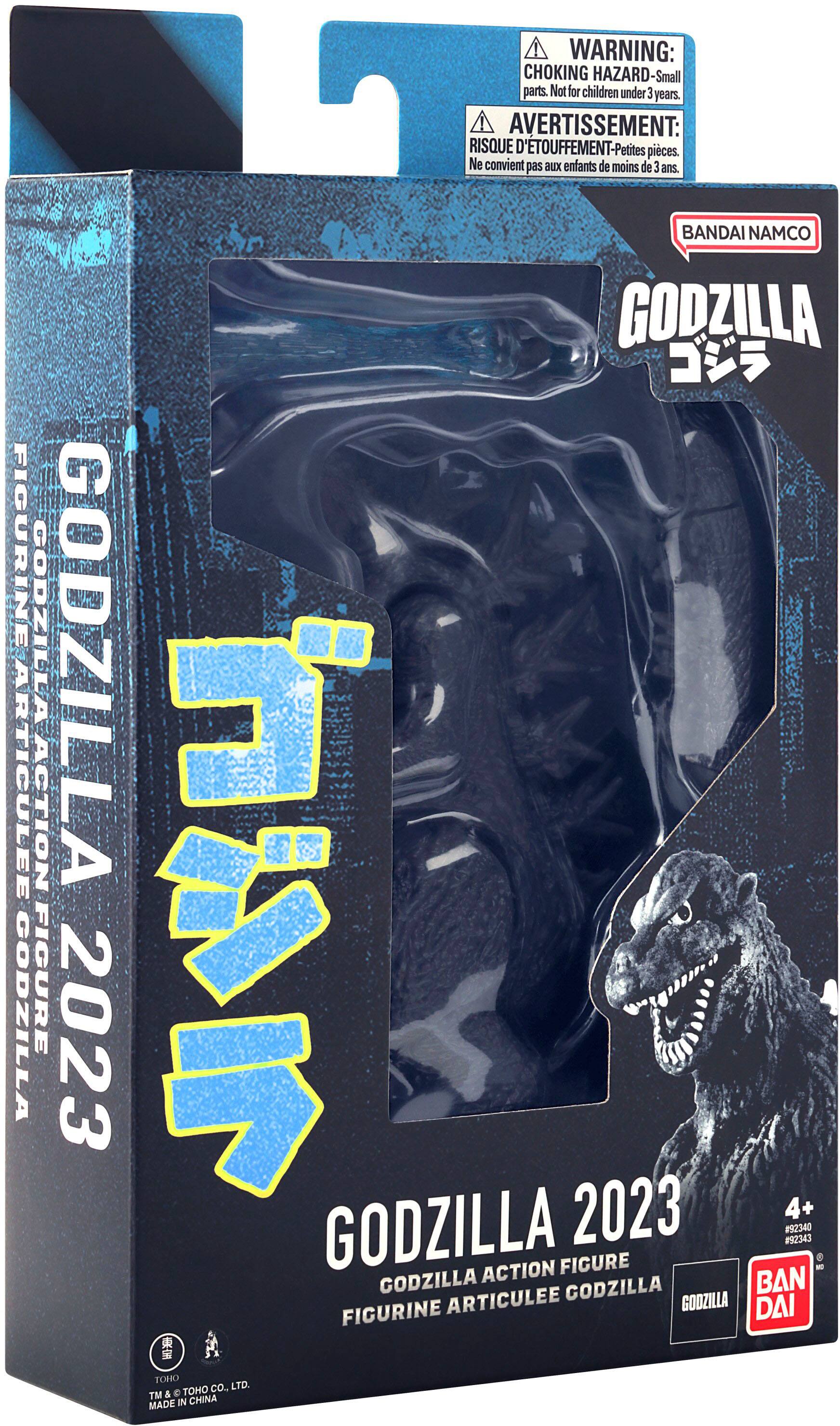 ! WARNING: CHOKING HAZARD - Small parts. Not for children under 3 years. !
Avertissement: RISQUE D'TOUFFEMENT - Petites - Petites pices. Ne convient pas aux enfants de moins de 3 ans.
BANDAI NAMCO GODZILLA
FICURINE CODZ ARTICULEE : CODZILLA-ACTION GODZILLA CODZILLA FICURE 2023
2023 4+ GODZILLA #92340 #92343 8 ACTION FIGURE - GODZILLA CODZILLA BAN FIGURINE ARTICULEE GODZILLA DAI TOHO TO CO.. LTD. TM & e MADE IN CHINA