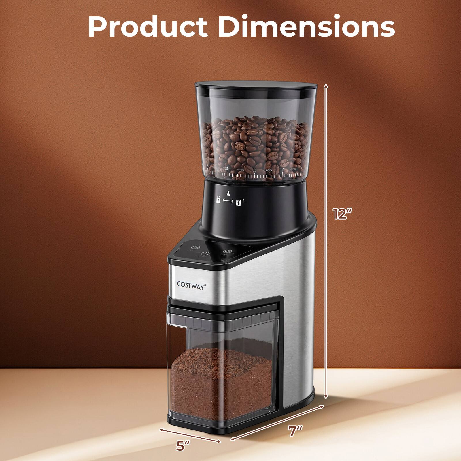 Product Dimensions: 12" H x 7" W x 5" D