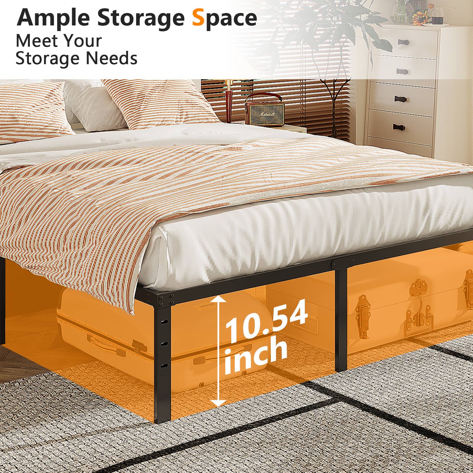 Ample Storage Space  
Meet Your Storage Needs  

10.54 inch  
0.54 inch