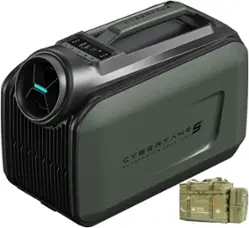 Cybertake - Portable Air Conditioner with Panasonic Compressor, 3300BTU/960W, 3-in-1 Cooling AC Unit for Outdoor Camping Tent/RVs - Olive Green - Front_Zoom