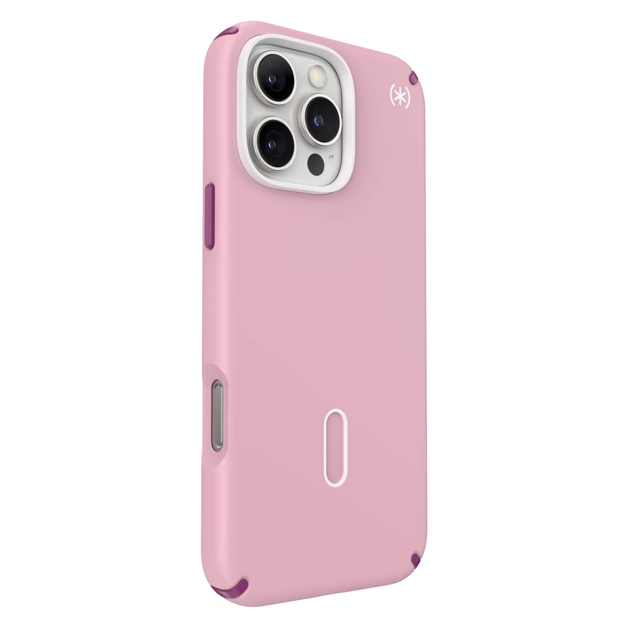Left. Speck - Presidio2 Pro ClickLock Case with MagSafe for Apple iPhone 16 Pro Max - Wednesday Pink.