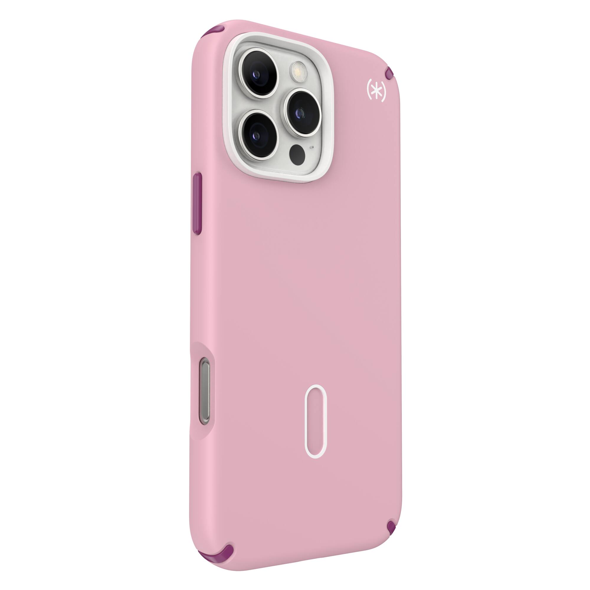 Left. Speck - Presidio2 Pro ClickLock Case with MagSafe for Apple iPhone 16 Pro Max - Wednesday Pink.