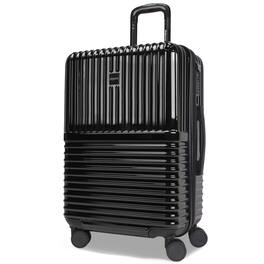 World Traveler - Dejuno Tonal 24-Inch Polycarbonate Spinner Luggage - Onyx