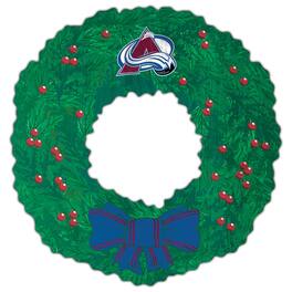 Fan Creations - Colorado Avalanche 16'' Team Wreath Sign - Green