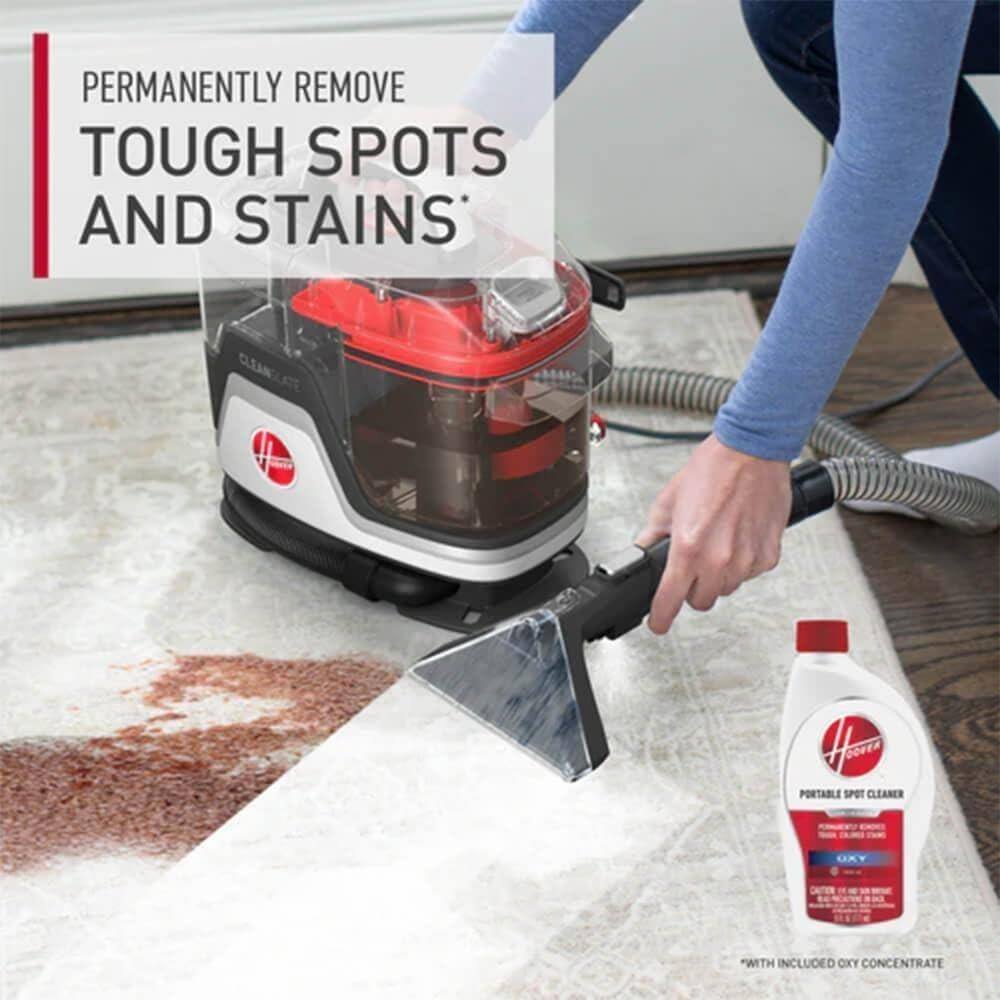 PERMANENTLY REMOVE TOUGH SPOTS AND STAINS

Home PORTABLE SPOT CLEANER

OXY

"WITH INCLUDED OXY CONCENTRATE