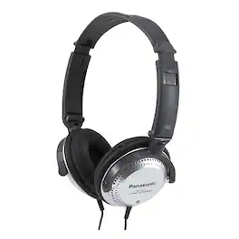 Panasonic - Rp-ht227 On-ear Headphones With Xbs For Deep Bass And Volume Control, And Silver, Rp-ht227 - Black