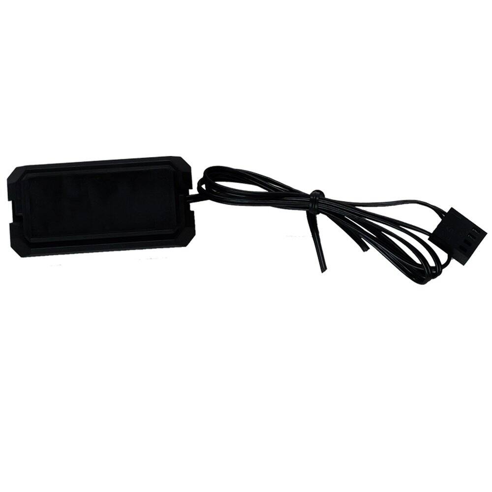 Alt View 5. Lian Li - UNI Fan TL 120 Wireless LCP Fan Blades Customizable RGB LEDs - Triple Pack - With Controller - Black(12TL1W3B) - Black.